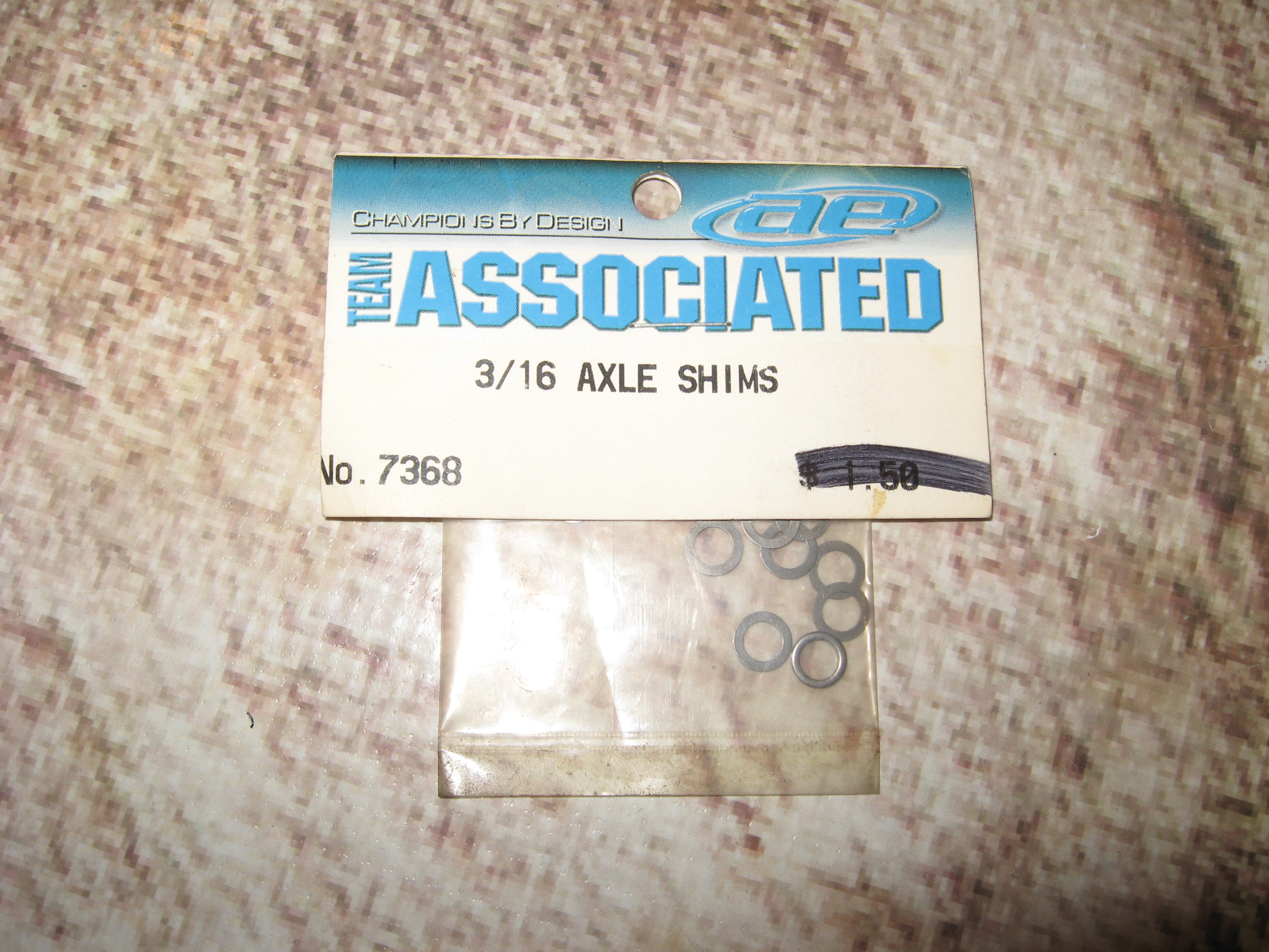 Vintage Team Associated 3/16" Axle Shims For All 3/16" Axles #7368